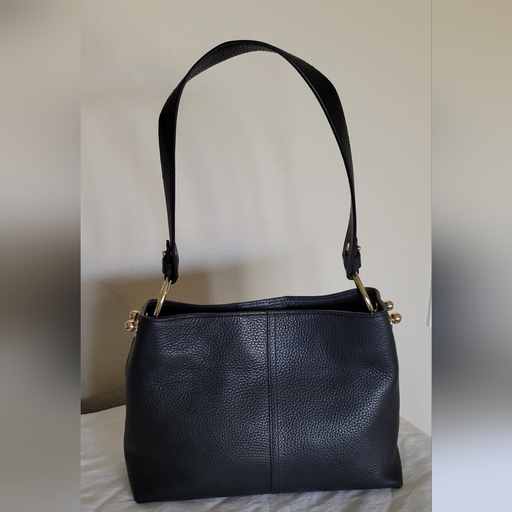 Strathberry Lana Hobo Black Leather Shoulder Bag. Very good condition - Picture 3 of 7
